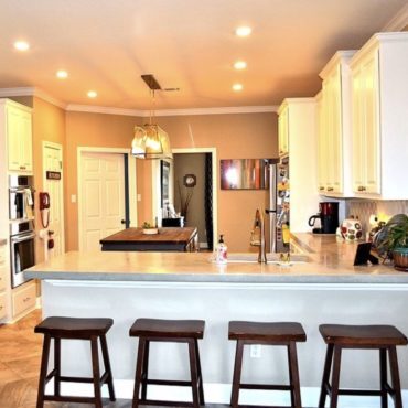 Elegant kitchen remodel design.